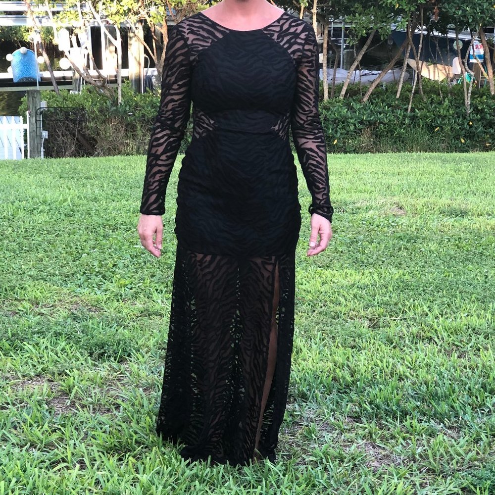 Floor Length Black Dress